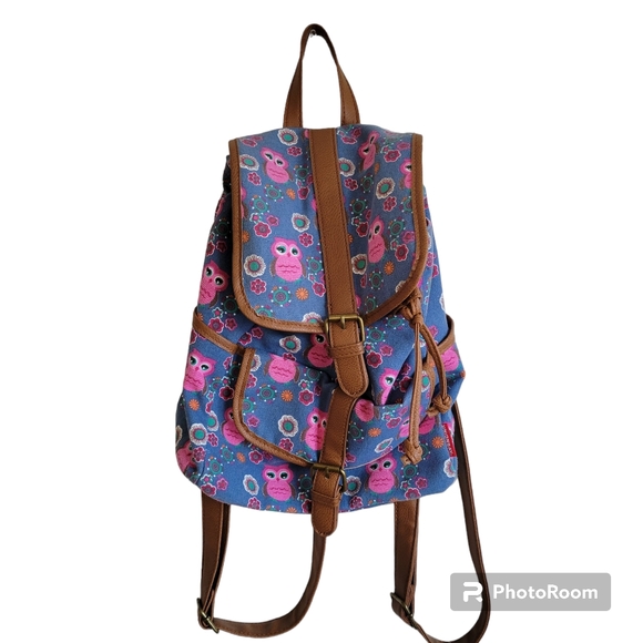 UNIONBAY Handbags - UnionBay Owl Print Mini Backpack